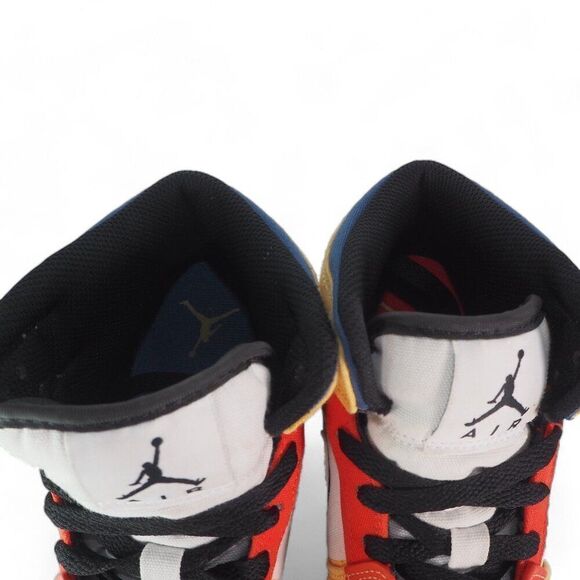 Air Jordan 1 Mid SE GS 'Multi-Color Canvas' DV1316-100 Youth 5 Women's 6.5 - Picture 11 of 13